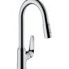 Discount Hansgrohe Einhebel-Küchenmischer mit Ausziehbrause M4216-H220 Chrom