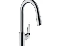 Discount Hansgrohe Einhebel-Küchenmischer mit Ausziehbrause M4216-H220 Chrom