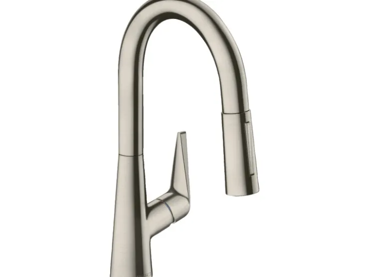 Best Hansgrohe Einhebel-Küchenmischer mit Ausziehbrause M4216-H180 Chrom