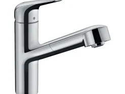 Hansgrohe Einhebelmischer|Töpfe<Einhebel-Küchenmischer mit Ausziehauslauf M427-H150 Chrom