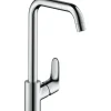 Best Einhebel-Küchenmischer Focus 260 für offene Warmwasserbereiter Chrom Einhebelmischer