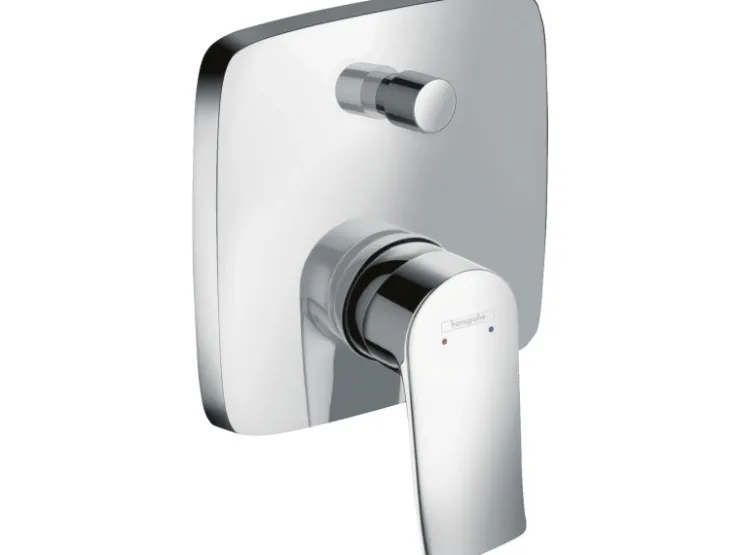 Hot Hansgrohe Einhebel-Wannenmischer Metris Unterputz Chrom