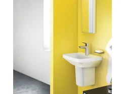 Hansgrohe Einhebelmischer<Einhebel-Waschtischarmatur Logis E 100 mm Chrom mit Zugstangen-Ablauf