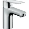 Clearance Hansgrohe Einhebel-Waschtischarmatur Logis E 70 mm Chrom mit Zugstangen-Ablauf