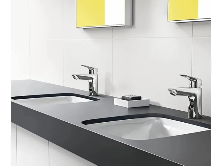 Clearance Hansgrohe Einhebel-Waschtischarmatur Logis E 70 mm Chrom mit Zugstangen-Ablauf