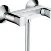 Hansgrohe Zweigriffarmatur<2-Griff Duscharmatur Logis Aufputz Chrom