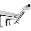 Best 3-Loch Einhebel-Wannenrandarmatur Talis E mit Secuflex Chrom Einhebelmischer