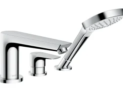 Best 3-Loch Einhebel-Wannenrandarmatur Talis E mit Secuflex Chrom Einhebelmischer
