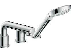 Clearance Hansgrohe 3-Loch Einhebel-Wannenrandarmatur Talis S mit Secuflex Chrom