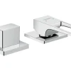 Outlet 2-Loch Einhebel-Wannenrandarmatur Metropol mit Bügelgriff Chrom Einhebelmischer