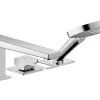 Hansgrohe Einhebelmischer<3-Loch Einhebel-Wannenrandarmatur Metropol m. Bügelgriff und Secuflex