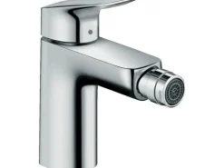Hansgrohe Einhebelmischer<Logis Einhebel-Bidetmischer 100 mit Zugstangen-Ablaufgarnitur Chrom