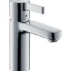 Clearance Hansgrohe Metris S Einhebel-Waschtischmischer 100 Zugstangen-Ablaufgarnitur Chr.