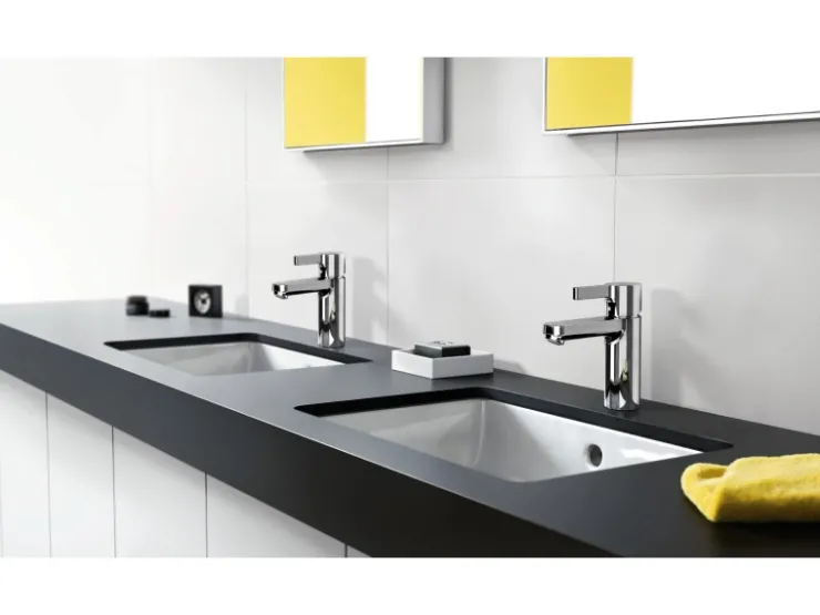 Clearance Hansgrohe Metris S Einhebel-Waschtischmischer 100 Zugstangen-Ablaufgarnitur Chr.