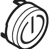 Outlet Hansgrohe Symbol ON/OFF Schwarz