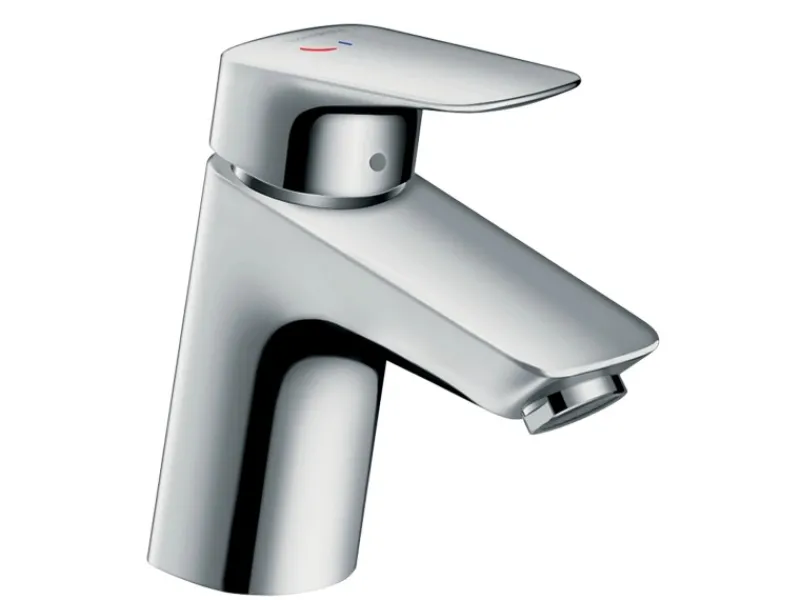 Outlet Waschtischarmatur Logis 70 CoolStart EcoSmart Chrom mit Ablaufgarnitur Einhebelmischer