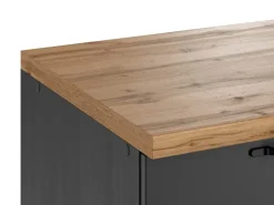 Clearance Held Küchen Küchenzeile Kempten 300 cm mit E-Geräten Graphit/Grau Gefrierschränke|Kühlschränke
