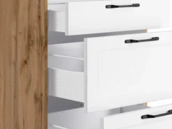 Sale Held Küchen Küchenzeile Kempten 300 cm mit E-Geräten Wotan/Weiß Gefrierschränke|Kühlschränke