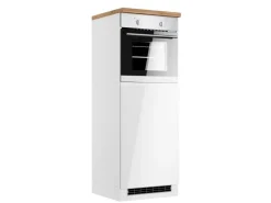 Outlet Held Möbel Held Küchen Kühl-Umbauschrank Gera 60 cm Weiß/Wotan