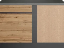 Held Möbel Küchenschränke<Küchen-Eckschrank Turin 120 cm Wotaneiche/Graphit Wotaneiche-Graphit