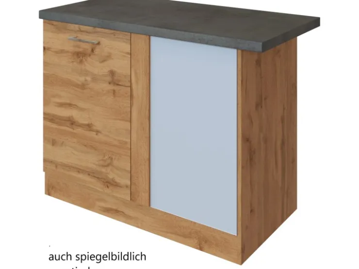Best Held Möbel Küchen-Eck-Unterschrank Sorrento 110x85x60cm m. Wotaneic.