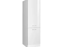 Outlet Held Möbel Küchen-Gefrierschrankumbau Mailand 60 cm Hochglanz / Weiß