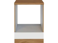 Online Küchen-Herdumbau Sorrento 60x85xT60cm Nische f. Ofen Weiß-WotanEiche Gefrierschränke|Herde