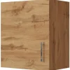 Sale Küchen-Hängeschrank Sorrento BxHxT 50x 57x 34cm Wotaneiche-Wotaneiche Single-Küchen|Pantryküchen
