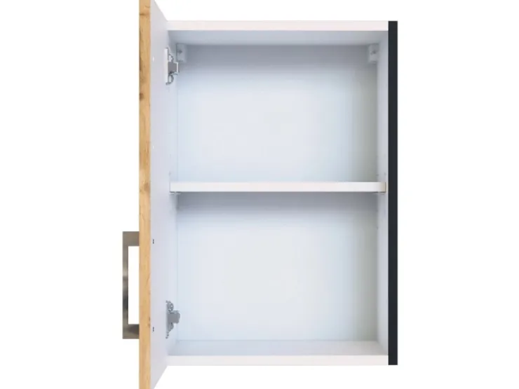 Discount Held Möbel Küchen-Hängeschrank Sorrento BxHxT 40cmx57cmx34cm WotanEiche-Grafit