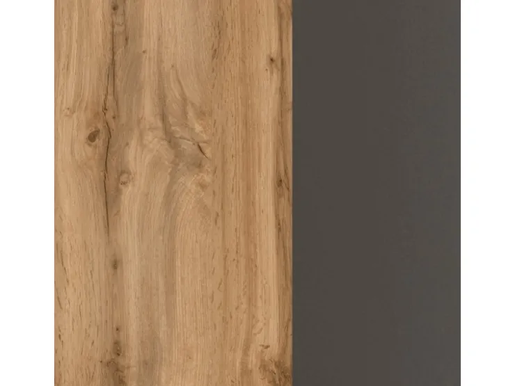 Discount Held Möbel Küchen-Hängeschrank Sorrento BxHxT 40cmx57cmx34cm WotanEiche-Grafit
