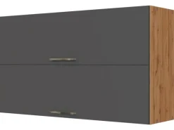 Küchen-Klapphängeschrank Sorrento 100x57x34cm Anthra.-WotanEiche Küchenschränke