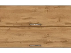 New Küchen-Klapphängeschrank Sorrento BxHxT 100x57x34cm Wotaneiche-Grafit Gefrierschränke|Kühlschränke