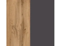 Clearance Küchen-KochfeldKüchen-Umbauschrank Turin 60 cm Graphit/Wotaneiche Küchenschränke