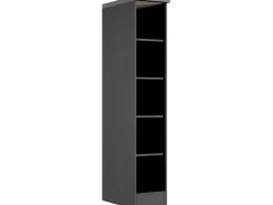 Sale Held Möbel Küchen-Midi-Regal Turin 30 cm Wotaneiche/Graphit Wotaneiche-Graphit