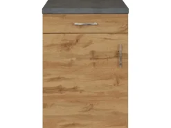 Sale Held Möbel Küchen-Unterschrank Sorrento 50x85x60cm 1 Auszug WotanEiche