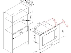 Sale Küchenzeile Mailand 330 cm -Weiß Matt ohne E-Geräte Einbauküchen