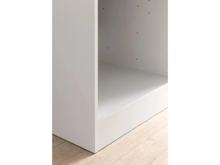 Best Held Möbel Küchenzeile Mailand 330 cm -Weiß Matt ohne E-Geräte Weiß Hochglanz