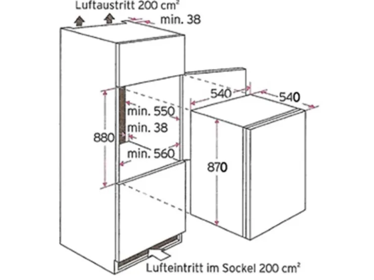 Clearance Held Möbel Küchenzeile Mailand 310 cm -Weiß Matt mit E-Geräten Weiß Hochglanz