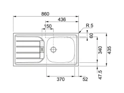 Sale Held Möbel Küchenzeile Mailand 300 cm -Weiß Matt mit E-Geräten Weiß Hochglanz