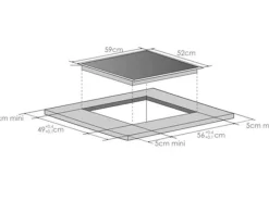 Sale Küchenzeile Mailand 290 cm -Grau Matt mit E-Geräten Kühlschränke|Kochfelder