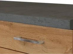 Held Möbel Winkelküchen<Küchenzeile Sorrento 210/ 270 cm Wotaneiche-Grafit o. E-Geräte Winkel