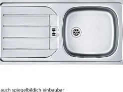 Best Held Möbel Küchenzeile Sorrento 210/270 cm Wotaneiche-Grafit Winkel