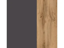 Sale Küchenzeile Sorrento 270 cm Anthrazit-Wotaneiche Herde