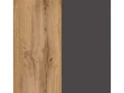 Discount Held Möbel Küchenzeile Turin 300 cm mit E-Geräten Graphit-Wotaneiche