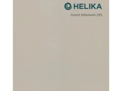 Clearance HELIKA Einbauspüle Esta 47 cm x 44 cm Elfenbein inkl. Druckknopfventil