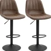 Discount 2er Set Barhocker Höhenverstellbarer Küchenhocker Kücheninseln