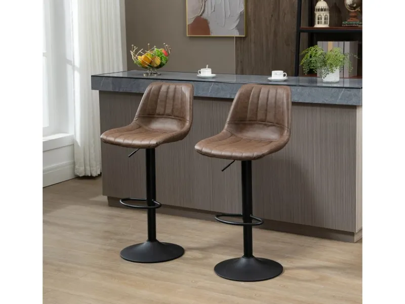 Discount 2er Set Barhocker Höhenverstellbarer Küchenhocker Kücheninseln