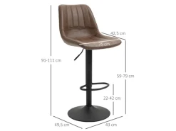 Discount 2er Set Barhocker Höhenverstellbarer Küchenhocker Kücheninseln
