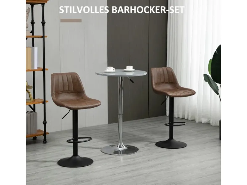 Discount 2er Set Barhocker Höhenverstellbarer Küchenhocker Kücheninseln