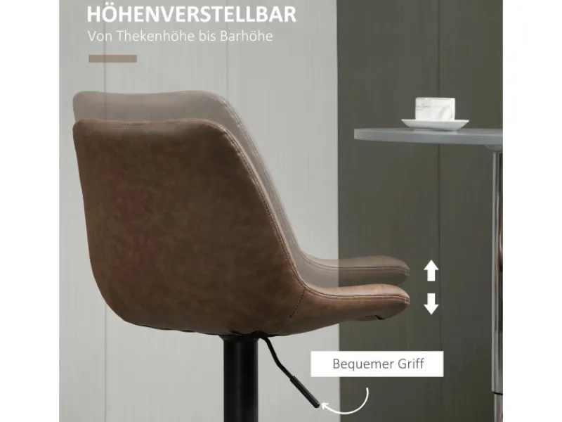 Discount 2er Set Barhocker Höhenverstellbarer Küchenhocker Kücheninseln